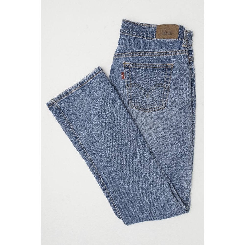 Levis 515 Jeans Womens 4 Boot Cut Mid Rise Light Wash 29Wx28L